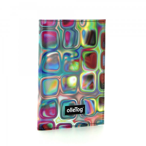 Notebook Laas - A6 Talfer geometric, abstract, colorful, pink, blue, white