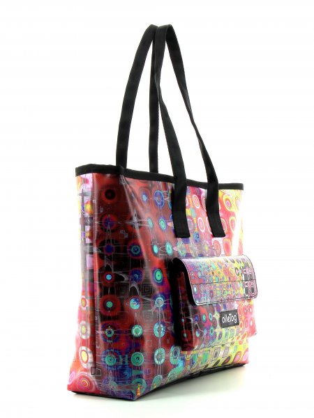 Shopping bag Deutschnofen Seminar abstract, dots, multicoloured