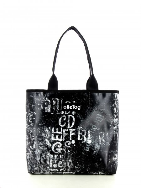 Shopping bag Kurzras Köbl black, white, letters