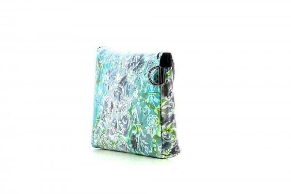 Wallet Kassian Spiss turquoise, pattern, flowers