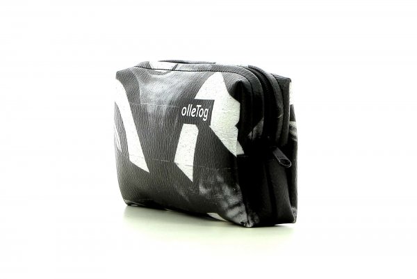 Cosmetic bag Steinegg Pasquai graffiti, black & white