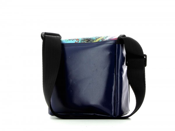 Messenger bag Glurns Kompatsch Colourful, abstract, blue, green, turquoise, circle