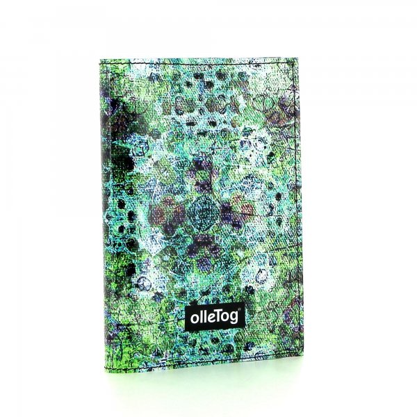 Notebook Laas - A6 Lenke Blue, Grey, Flowers, Retro, Green