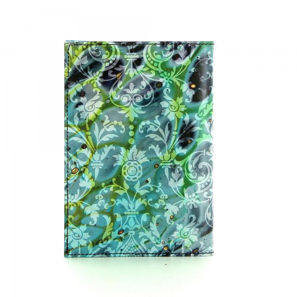 Notebook Laas - A6 Spiss turquoise, pattern, flowers