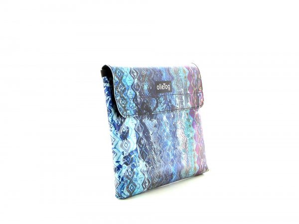 Tablet case Eggen 11'' Hasl Abstract, Blue, Lilla, Turquoise, Lines, Vintage