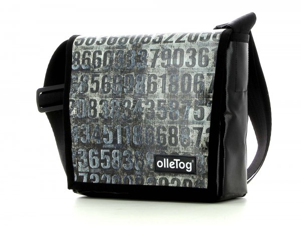 Messenger bag Glurns Gugl Numbers, Gray, Dark, School, Mathematics