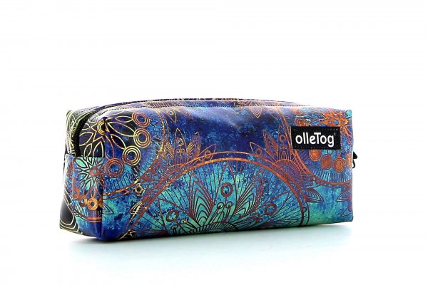 Pencil case Rabland San Marco flowers, blue, gold, yellow