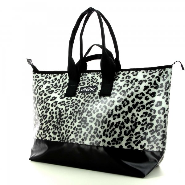 Traveling bag Georgen Treib leopard, brown, black, gray
