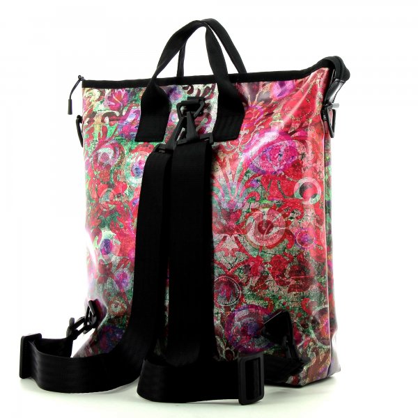 Backpack bag Pfalzen Rapp burgundy, boho, retro, grey, vintage