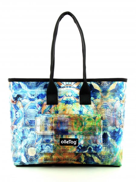 Bags Shopping bag Breiteben blue, yellow, circles