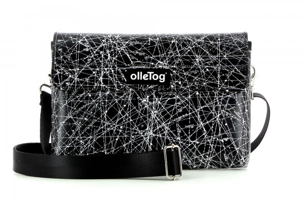 Bags Montog black, white, lines, fonts, two-colour, starry sky