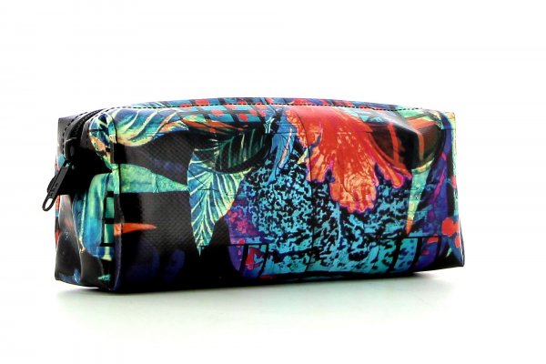 Pencil case Rabland Neudorf Abstract, red, black, blue, turquoise