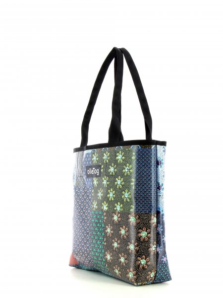 Shopping bag Kurzras Vernuer Patchwork, flowers, pattern, colourful, texture