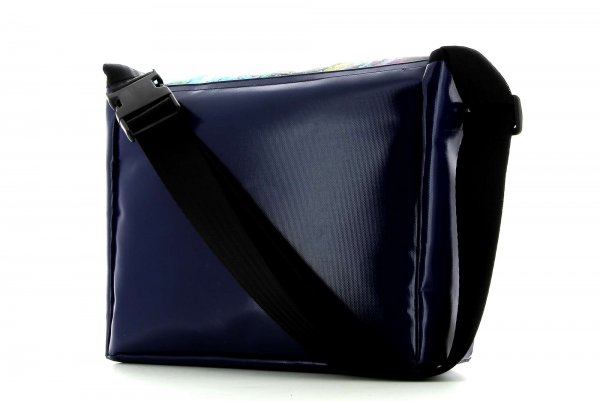 Messenger bag Bruneck Kompatsch Colourful, abstract, blue, green, turquoise, circle