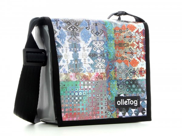 Messenger bag Glurns Puni Patchwork, flowers, pattern, colourful, texture