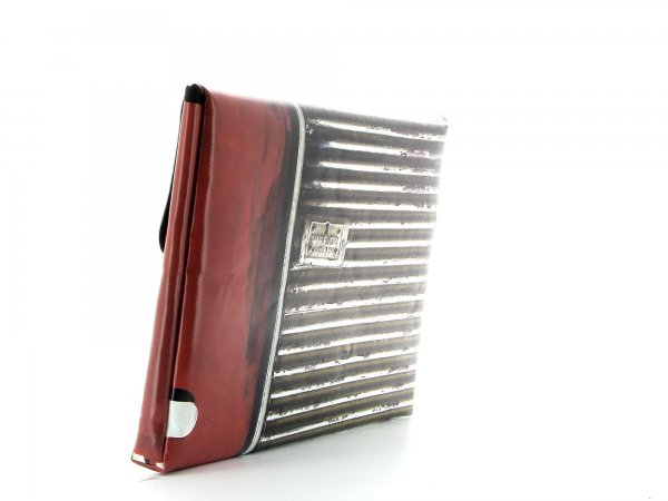 Laptop case Pfatten - 15" Geigenbach door, metal, vintage, gray, white