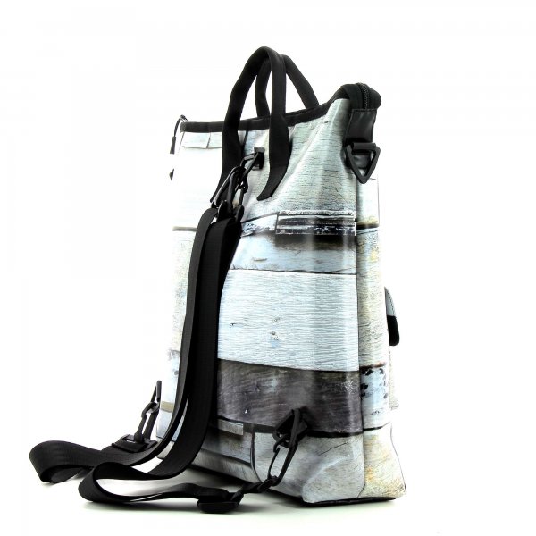 Backpack bag Pfalzen Plafat Geometric, white, grey, stripe, square, wall