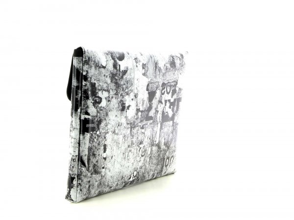 Laptop case Luttach - 13" Traun grey, black, poster, paper