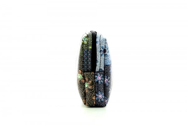 Kosmetiktasche Steinegg Vernuer Patchwork, Blumen, Muster, bunt, Textur