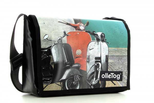 Messenger bag Eppan Eppan - Platz Vespa, scooter, Italy, orange, turquoise, retro,