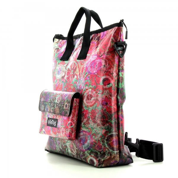Backpack bag Pfalzen Rapp burgundy, boho, retro, grey, vintage
