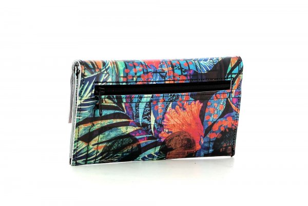 Wallet Vals Neudorf Abstract, red, black, blue, turquoise