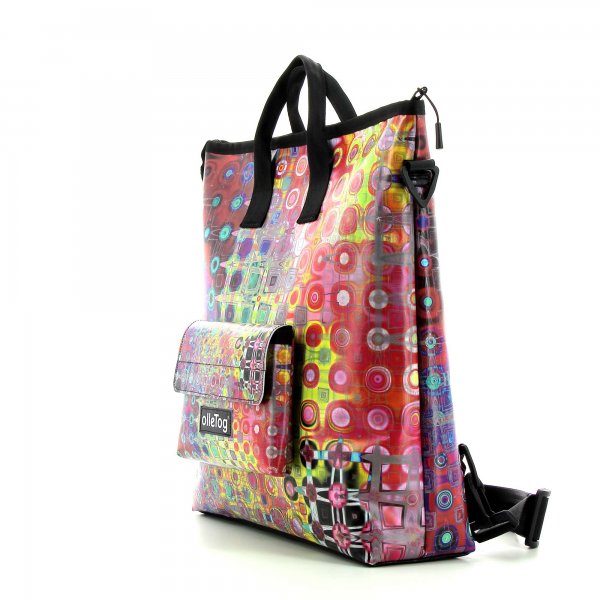 Backpack bag Pfalzen Seminar abstract, dots, multicoloured
