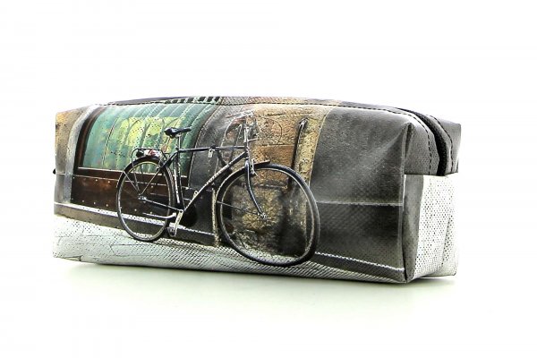 Pencil case Rabland Trei grey, turquoise, retro, vintage, wall, graziella 