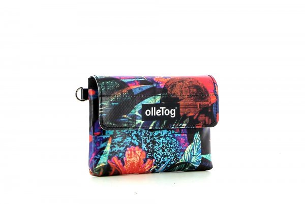 Wallet Kuens Neudorf Abstract, red, black, blue, turquoise