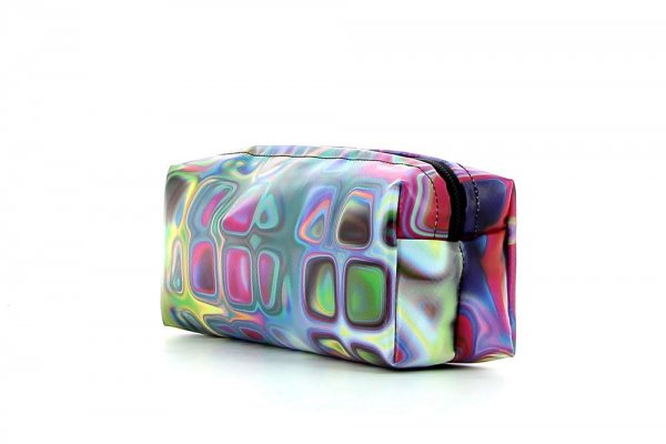 Pencil case Rabland Talfer geometric, abstract, colorful, pink, blue, white