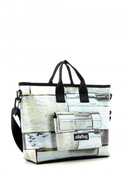 Shopping bag Tschars Plafat Geometric, white, grey, stripe, square, wall