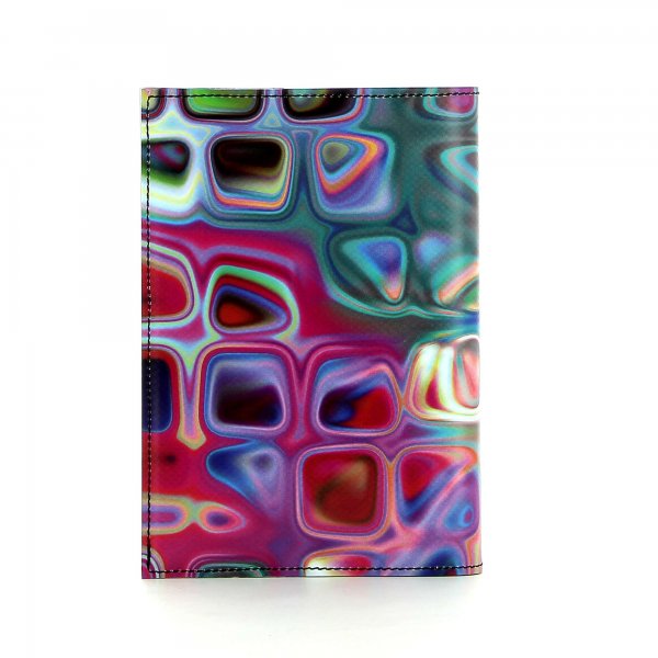 Notebook Laas - A6 Talfer geometric, abstract, colorful, pink, blue, white