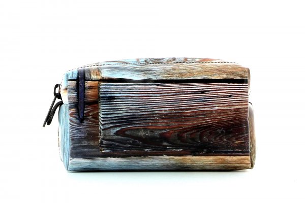 Cosmetic bag Burgstall Kehlburger Wood, wooden floor, brown