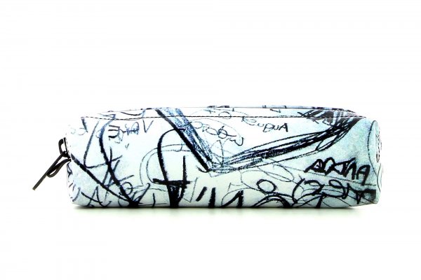Pencil case Marling Wird black, white, two-coloured, graffiti