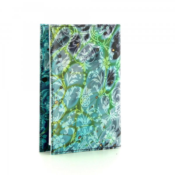 Notebook Laas - A6 Spiss turquoise, pattern, flowers