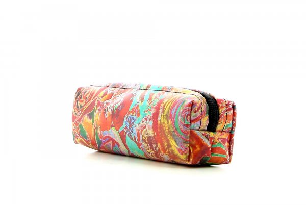 Pencil case Marling Fuehrmann Roses, red, turquoise, fuchsia, flowers