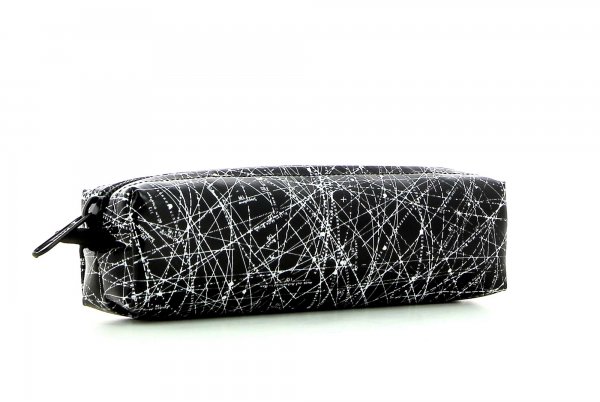 Pencil case Marling Montog black, white, lines, fonts, two-colour, starry sky