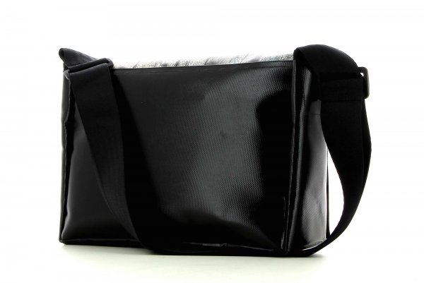 Bags Messenger bag Zanser Stripes, grey, wooden wall, rust, nails