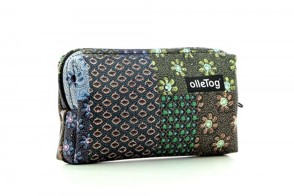 Cosmetic bag Steinegg Vernuer Patchwork, flowers, pattern, colourful, texture