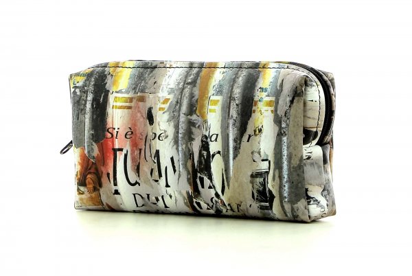Cosmetic bag Steinegg Laranz collage of photos, scriptures, gold