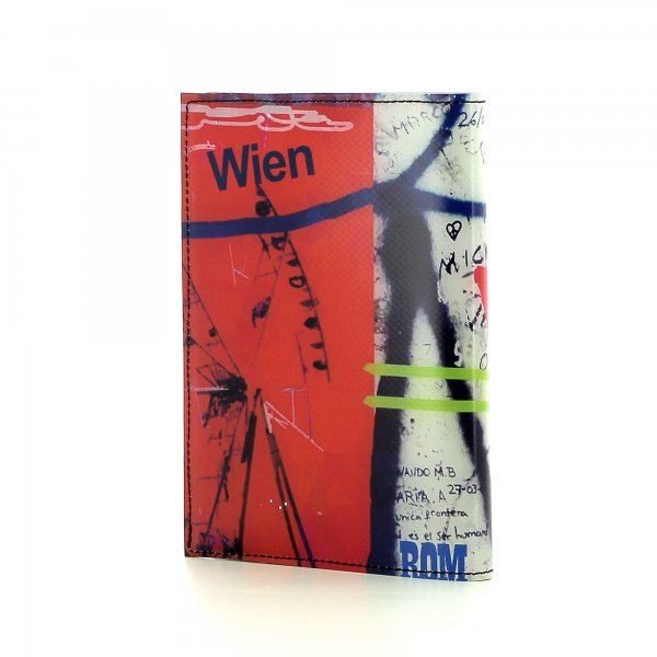 Notebook Laas - A6 Schorn graffiti, writings, abstract, red, white, blue