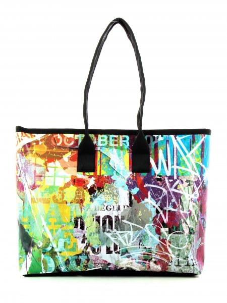 Shopping bag Deutschnofen Meister Graffiti, Poster, Distort, Abstract, Textures, Colourful