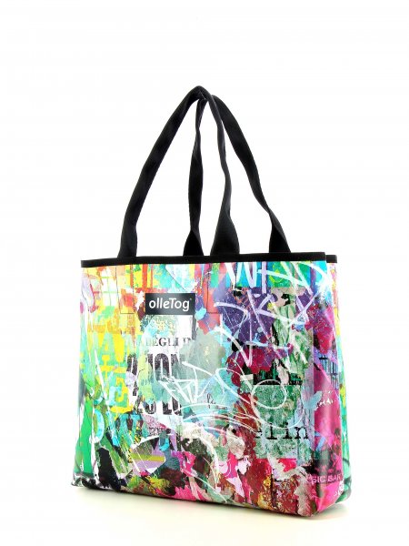 borse shopper Meister Graffiti, poster, distorcere, astratto, texture, colorato