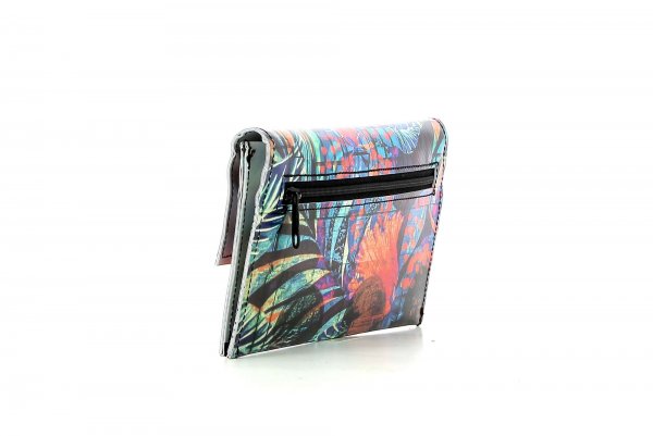 Wallet Vals Neudorf Abstract, red, black, blue, turquoise
