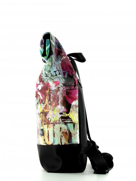 Roll backpack Riffian Meister Graffiti, Poster, Distort, Abstract, Textures, Colourful
