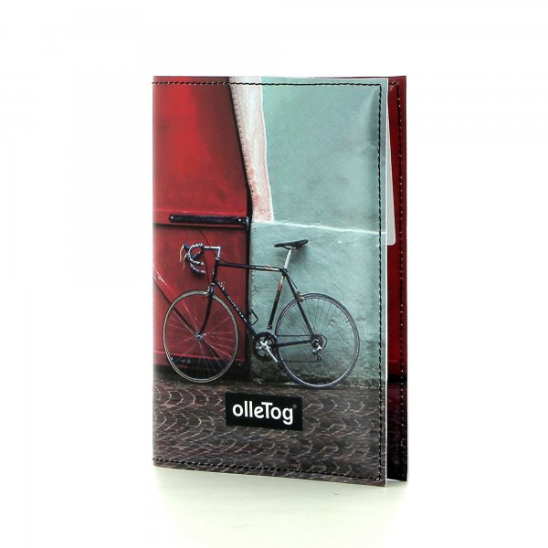 Notebook Laas - A6 Zara racing bicycle, red door, pavement cubes