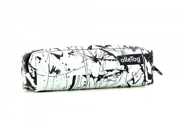 Pencil case Marling Schotter Graffiti, black, white, lines, writings