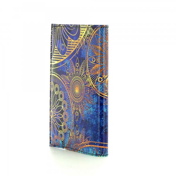 Notebook Laas - A6 San Marco flowers, blue, gold, yellow