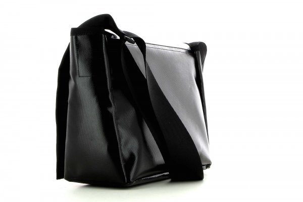 Messenger bag Eppan Traun grey, black, poster, paper