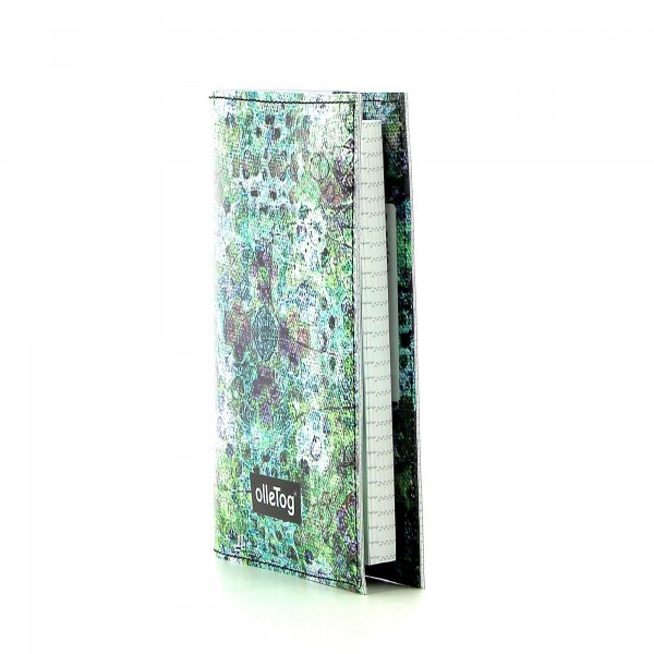 Notebook Laas - A6 Lenke Blue, Grey, Flowers, Retro, Green